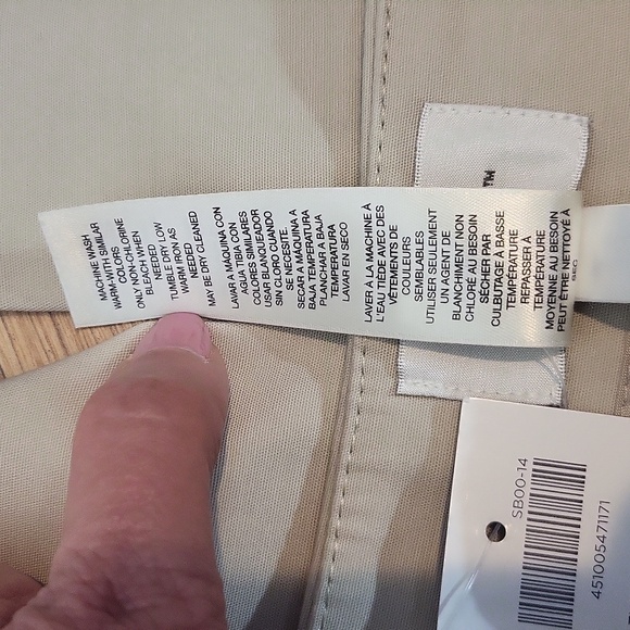 CHICO'S Tan So Slimming Katherine Regular Straight Pant in Putty - Picture 8 of 14